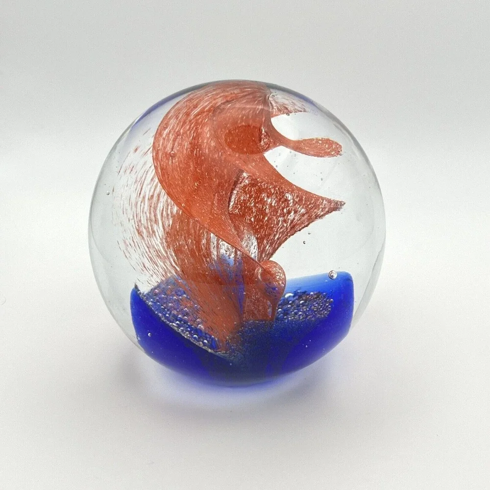 N/A glass paperweight